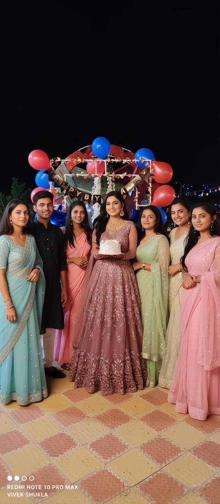 Grand birthday celebration for a girl with her friends at The Jungle Mist Resort, Rishikesh